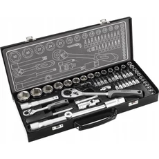 Stalco Perfect dugókulcs készlet, 1/2"+1/4", 55 részes