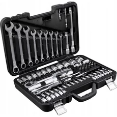 Stalco Perfect dugókulcs készlet, 1/2"+1/4", 82 részes