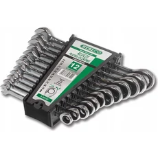 Stalco csillag-villáskulcs készlet, racsnis, 8-19mm