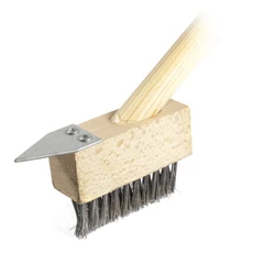 Stalco térkő és fuga tisztító kefe, nyelezett, 4.0x35mm