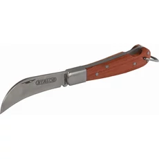 Stalco zsebkés fa nyéllel, 180mm