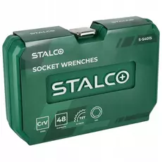 Stalco dugókulcs készlet, 1/4&quot;, 48 részes