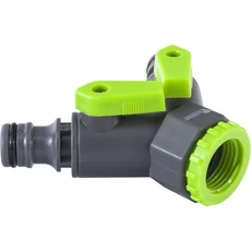 Stalco Garden elzárható kétutas csapcsatlakozó, 1/2"-3/4" 
