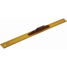 Stalco vonalzó, acél, fogantyús, 750mm