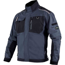 Stalco FlexLine munkavédelmi kabát, sötétszürke-fekete, LS