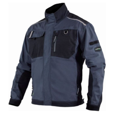Stalco perfect Powermax Professional Flex Line munkavédelmi kabát, sötétszürke-fekete, S