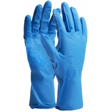 Stalco Perfect Nitrax Grip Blue nitril védő- és szerelőkesztyű, kék, 5pár, 10