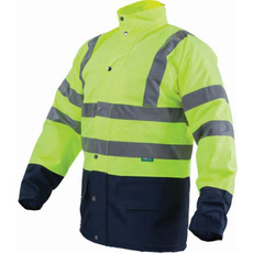 Stalco Flash bélelt láthatósági kabát, neonsárga, XL
