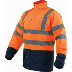 Stalco Flash bélelt láthatósági kabát, narancssárga, S