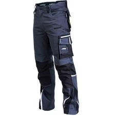 Stalco FlexLine munkavédelmi derekas nadrág, sötétszürke-fekete, L