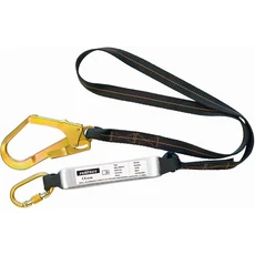 Stalco Perfect energiaelnyelő testheveder, karabinerrel, szürke