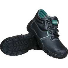 Stalco Thuro High S1 bőr munkavédelmi bakancs, fekete, 46