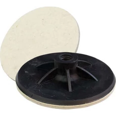 Stalco gumitányér filc bevonattal, 10x125mm