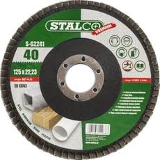 Stalco Premium lamellás csiszolókorong, univerzális, 125x22.23mm, P40
