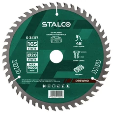 Stalco körfűrészlap akkus gépekhez, 48 fogas, 165x20mm