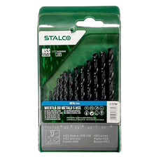 Stalco Premium HSS fém fúrószár készlet, DIN338, 2-8mm, 13 részes