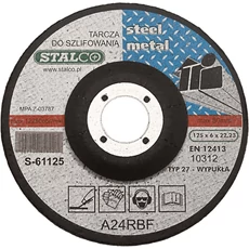Stalco Premium csiszoló tárcsa, fémhez 6.0x22.2x180mm