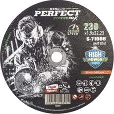 Stalco Perfect High Power vágókorong fémhez, lapos, 230x1.9x22.23mm