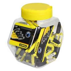 Stanley FatMax mini vékony hegyű jelölő filc, fekete 72db