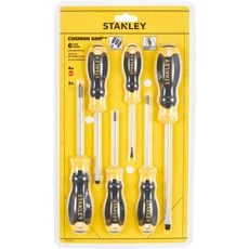 Stanley CushionGrip csavarhúzó készlet, 6 részes