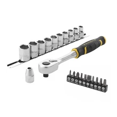 Stanley FatMax 3/8" dugókulcs és bit készlet, 22 részes