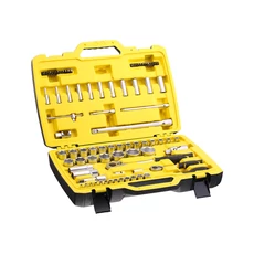 Stanley FatMax 1/4" és 1/2" dugókulcs és bit készlet, 81 részes