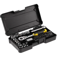 Stanley FatMax 1/4" kompakt dugókulcs és bit készlet, 37 részes