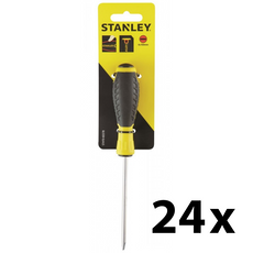 Stanley FatMax CushionGrip™ lapos csavarhúzó 4x100mm, 24db