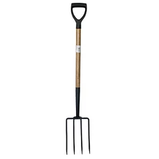 Strend Pro ásóvilla fa nyéllel, D-markolat, 4fog