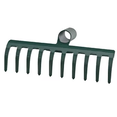 Strend Pro gereblye fej nyél nélkül, fém, 16fog