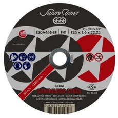 Swatycomet Extra vágókorong sarokcsiszolóhoz, inox, 125x0.75x22.2mm