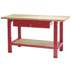 Taron satupad 2 fiókkal, fa munkapad, 150x64x87cm Taron satupad 2 fiókkal, fa munkapad, 150x64x87cm