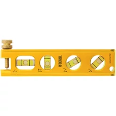 Denzel vízmérték, mágneses, 4 fiola, 5 1/2&quot;, 14cm