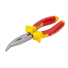 MTX Professional hosszú csőrű fogó, hajlított, szigetelt, 1000V, 160mm