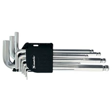 MTX imbuszkulcs készlet, CrV, hosszított, 1.5-10mm, 9db