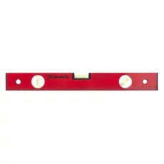 MTX vízmérték, alumínium, 3 libella, piros, 400mm