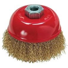 MTX fazékkorong sarokcsiszolóhoz, kreppelt, bronz, M14x75mm