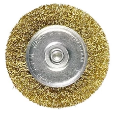 MTX drótkorong, kefekorong, réz, hullámos, 30x6mm