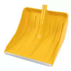Sibrtech hólapát nyél nélkül, műanyag, sárga, 400x420mm