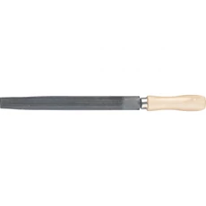 Sibrtech fém reszelő fa nyéllel, félkör, 150mm