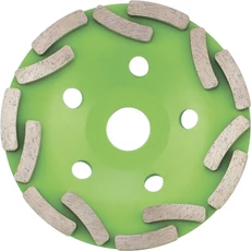 Sibrtech gyémánt csiszolótárcsa, többsoros, 125mm