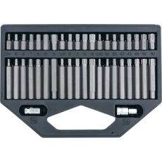Stels csavarbehajtó bit készlet kofferben, vegyes, CrV, 3/8&quot;, 42db
