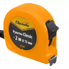 Sparta Classic mérőszalag, műanyag ház, 13mmx2m