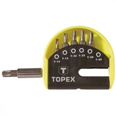 Topex bit készlet, Torx, T10-T40, 7 részes