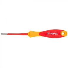 Topex csavarhúzó, szigetelt, 1000V, 2.5x75mm