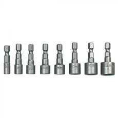 Topex dugókulcs készlet, 1/4&quot;, 5-13mm, 8 részes