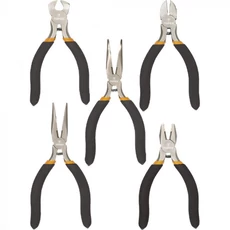 Topex műszerész fogókészlet, 125mm, 5 részes