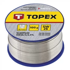 Topex forrasztó ón, 60%, 100g, 0.7mm