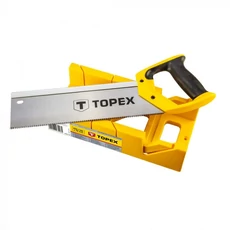 Topex illesztőfűrész gérládával, 9TPI, 300mm