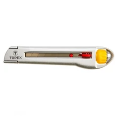 Topex törhető pengés kés, fémházas, 18mm